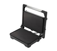 JATA JEGR1183 - Grill à rôtir double 1500 W | Grille électrique avec ouverture 180° et couvercle basculant | Thermostat réglable | Plaques lisses antiadhésives 26 x 16,5 cm sans PFOA | Cuisine saine
