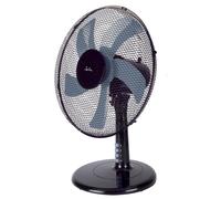 JATA JVVM3125 Ventilateur de table portable à 3 vitesses, oscillant, tête inclinable. Hauteur : 60 cm. Silencieux. Faible consommation. 2503 m3/h