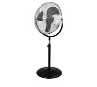 Jata JVVP3055 - Circulateur sur pied industriel avec 3 pales métalliques - Grande ventilation - Débit d'air : 5688 m3/h - 3 vitesses - Tête orientable et inclinable