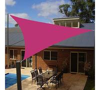 JATIBOSH Triangle Auvent d'ombrage Protection Solaire, Voile D'ombrage pour Voiture Terrasse Jardin, Résistance À l'eau Toile D' Ombrage Filet d'ombrage Serre Toile Soleil Exterieure Toile Tendue