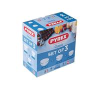 Jattes en verre - PYREX - Classic - Lot de 3 - Transparent - Compatible four et lave-vaisselle