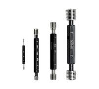 Jauge à tampon pour filetage en acier,Mesure de fi Jauge de bouchon fileté 6H, vis métrique en acier, outil M2-M27(M2.5X0.45-6H)