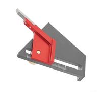Jauge compacte de 8,6 cm pour menuisiers (gris) | Construction robuste, surface résistante à l'usure, mesures précises, finition gris noir, utilisation durable