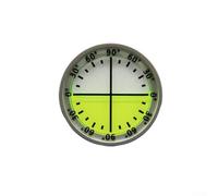 Jauge d'angle 40 x 10 mm Outil ménager multifonctionnel Rapporteur inclinomètre pour la construction, le travail du bois et les travaux de mesure d'angle (argent et vert)