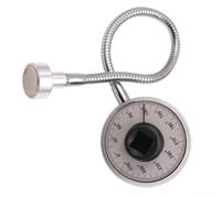 Jauge d'angle de couple en acier 1/2 entraînement pour indicateur de cadran, design compact pour outils d'atelier