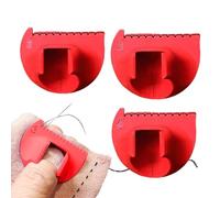 Jauge de à bord verrouillé guide-pouce multifonction pour s courbes | Jauge À Blocage Bord 2/3/4 mm Règle Pour Aiguille manchons protège-doigts pour aiguilles tricot et machine à