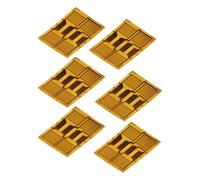 Jauge de Contrainte à Feuille 1000 Ohm 6 Pièces Bf1000-2gb | Pont Complet, Alliage D'aluminium, sans Soudure, Compensation Thermique, pour Cellules de Charge et Machines