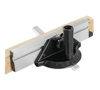 Jauge de coupe pour bois - Règle à onglet réglable, guide de précision pour scie circulaire sur table | Bloc poussoir d'atelier robuste avec équerre métallique pour coupes droites ou biseautées dans l