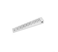 Jauge de fendage en acier au carbone pour soudure et automobile, outil de mesure précis pour mesurer l'écart 0,2-4 mm/0,5-10 mm/1-10 mm, plaqué chrome pour plus de durabilité (1-10 mm)