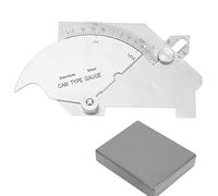 Jauge de Filet de Soudure, Jauge de soudure avec acier inoxydable, Métrique impériale métrique MG-8 pont CAM Règle d'essai d'inspection de joint de soudure avec boîte, pour la Mesure de Soudure