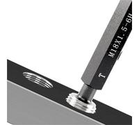 Jauge de filetage fin Standard métrique en acier 6H M53-M60, outil de mesure X0.5/0.75/1.0/1.25/1.5/1 1 pièces(M56X1.5-6H)