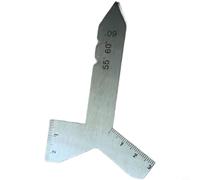 Jauge de forage en acier inoxydable en forme de Y 55/60/90/120 degrés Taraud de taraud pour vérification et alignement précis de l'angle dans le travail des métaux, atelier, industrie, 1 pièce