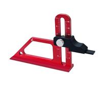 Jauge de Hauteur de Scie à Table en Aluminium 0 60mm 45 Degrés | Poignée ergonomique moletée, double échelle métrique impériale, réglage précis de la profondeur, aligneur de lame de