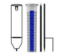 Jauge de pluie météorologique Précis, Décoratif, Hauteur Réglable