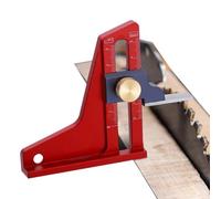 Jauge de profondeur de scie circulaire, jauge de hauteur pour le travail du | Guide d'onglet pour scie à table Magnétique pour l'artisanat