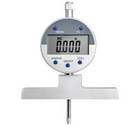 Jauge de profondeur, micromètre numérique électronique, plage de mesure de 0 à 558,8 mm, résolution de 0,01 mm, conversion d'unités de mesure, livré avec 4 outils de mesure, outil de mesure pour rainu