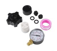 Jauge de rechange et couvercle de vidange pour systèmes de filtre à sable S180t S210t S220t2 avec joint anti-fuite et bouchons de tuyau, noir
