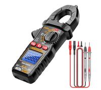 Jauge de serrage numérique : multimètre à pince automatique | Testeur de température de la jauge de pince, multimètre de comptage 6000 pour tension AC/DC, résistance, capacité, température