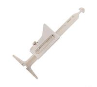 Jauge de soudage en acier inoxydable, outil d'inspection de tuyaux Hi-Lo à double échelle pour l'alignement et la mesure, testeur industriel de 158 mm