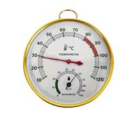 Jauge de température et d'humidité pour sauna | Moniteur de température, enregistreur et humidité d'intérieur - Pour utilisation dans le sauna intérieur, la maison, la douche, la piscine, la vapeur et