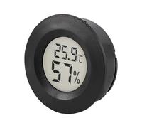 Jauge de température hygromètre numérique, compteur d'humidité de température intérieure et extérieure,Jauge de de cave - Hygromètre numérique rond à rafraîchissement de 10 secondes pour s