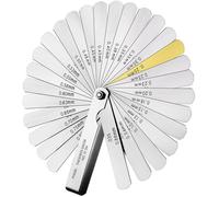 Jauge d'épaisseur - Acier inoxydable - 32 lames - Marquage métrique/impérial
