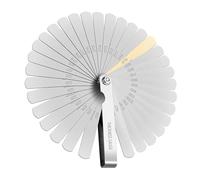 Jauge d'épaisseur Binghe Jeux de cale soupape, 32 Lames Jeu de Cale Soupape, Jeu de Cales D'épaisseur, Jauges d’épaisseur de précision, pour la Mesure de l'espace Libre Largeur/Épaisseur Tailles