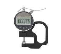 Jauge d'épaisseur numérique, Mesureur d'épaisseur électronique avec grand écran LCD, Outil de mesure d'épaisseur pour ruban de tissu en papier, avec plage de mesure 0-12,7 mm