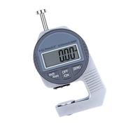 Jauge d'épaisseur numérique Outil de mesure pour papier cuir 0-12,7 mm/0,01 mm d'épaisseur Indicateurs micromètre Grand écran LCD Jauge