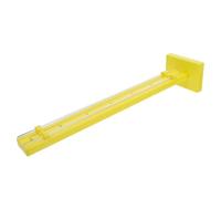 Jauge Différentielle de Laboratoire en U, Tube de Verre Jaune | Structure Transparente à Colonnes D’eau, Échelles Gravées au Laser, pour Élèves et Enseignants en Physique