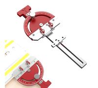 Jauge d'onglet réglable multi-angles pour scie à table - Guide carré à angle droit - Butée d'angle pour rail de guidage Makita Festool DeWalt