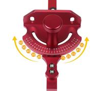 Jauge d'onglet universelle pour scie de table Règle d'angle en aluminium Positionnement rapide avec 27 butées d'angle pour outils de bricolage en bois