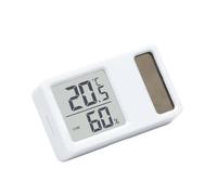 Jauge numérique de mesure de la température et de l'humidité pour maison, chambre de bébé, bureau, thermomètres à énergie solaire, hygromètre