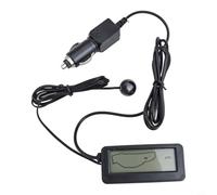 Jauge Température Auto Double Sonde Fil 1,5m(blue) | Sonde externe 1,5m haute précision, plage -50°C à 70°C, mise à pour jour données toutes les 10 secondes