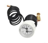 Jauge Thermo-pression Plastique 55mm pour Chauffe-eau pour gaz | Lecture précise 0-4 Bar, plage 0-120℃, montage mural, idéal chaudière gaz, maintenance facile
