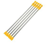 Jaune Lance Télescopique en Acier Inoxydable 5 Pièces | Longueur Réglable, Fixation, Conçue pour Vergers, Arbres Fruitiers, Espaces Extérieurs et Entretien des Pavés