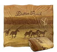 Jaunestone Dutton Ranch Ride Plaid Ultra Doux au Toucher Soyeux - 152 x 127 cm