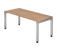JAVA 19 S | Bureau 180 x 80 réglable en hauteur Noyer