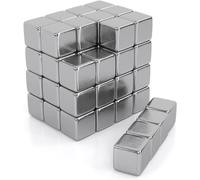 Jawa Aimant Cube 5mm - 50 Aimants Néodyme Extra Fort - Premium Magnetic Cube - Aimants pour Tableau Blanc et réfrigérateur - Cube magnétique pour la Maison et Le Bureau