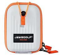 JAWEGOLF Étui de transport rigide en EVA compatible avec Bushnell TourX V2 V3 V4 V5 Pro X2 Pro XE et Garmin Z80 Z82 (argenté/blanc, taille S)