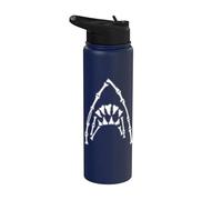 Jaws Shark Skeleton Stainless Steel Insulated Water Bottle