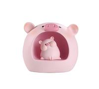 JAWSEU Veilleuse Enfant Veilleuse Cochon LED Lampe Chambre Veilleuse Bébé Kawaii Deco Chambre Lampe de Chevet Enfant Jouet Veilleuse en Résine Night Light Cadeau pour Enfant