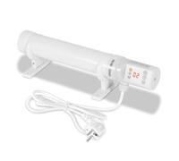Jaxguom Chauffage de serre, 60W Chauffage de serre avec minuterie, programme et fonction de cycle, Chauffage de serre 64cm pour plantes, jardin, serres
