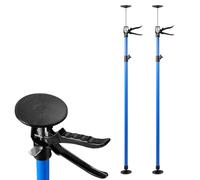 Jaxguom Lot de 2 supports de plafond - Capacité de charge jusqu'à 50 kg - Supports télescopiques jusqu'à 45° - Support de montage 115-290 cm - Support de montage pour murs, plafonds, supports