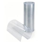 Jaxguom Plaque de toit en polycarbonate transparente, 0,8 mm, résistante | Plaque de serre découpable en fibre de verre pour abri de jardin, terrasses et extérieurs, plaques de rechange avec vis