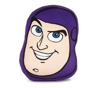 Jay Franco Coussin décoratif en Forme de Buzz l'Éclair de Disney - 30 cm Peluche Ultra-Douce pour Enfants et Coussin Douillet, sous Licence Officielle Toy Story, Violet