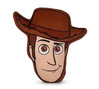 Jay Franco Coussin décoratif en Forme de Peluche Disney Woody - 30 cm Peluche Ultra-Douce pour Enfants et Coussin Douillet, sous Licence Officielle Toy Story, Marron