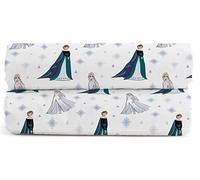 Jay Franco Disney La Reine des Neiges Lot de 2 draps-housses pour lit double 100 % coton