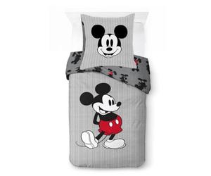 Jay Franco Disney Mickey Mouse - Parure de lit Une Personne pour Enfant - Ensemble Housse de Couette et taie d'oreiller 80 x 80 cm - 100% Coton