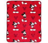 Jay Franco Disney Mickey Mouse - Plaid Polaire Rouge pour Enfant 130 x 150 cm